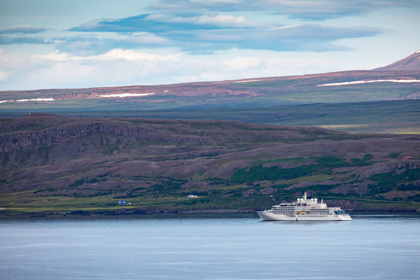 Crystal Endeavor in Vopnafjordur, Iceland