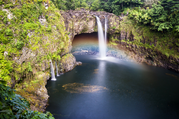 Rainbow Falls in Hilo, Hawaii