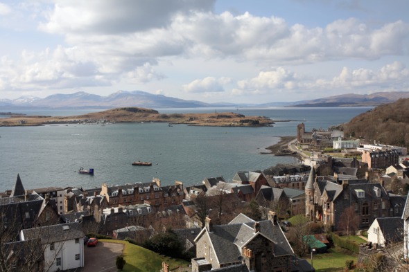 View across the bay at Oban, Scotland