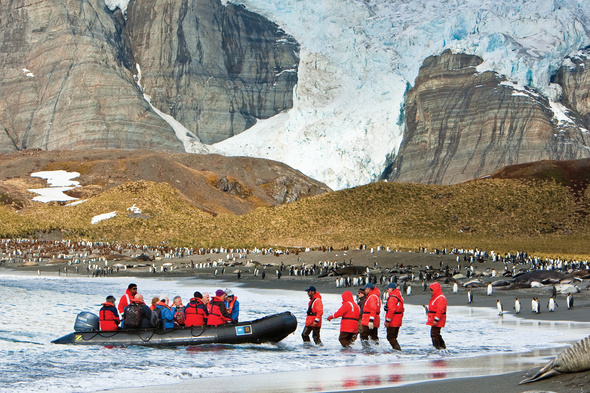 Lindblad Expeditions - Zodiac landing