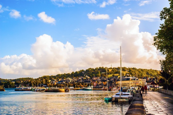 Honfleur harbour, France