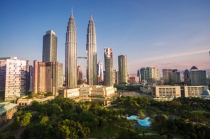 Kuala Lumpur city skyline