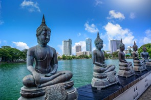 Temple in Colombo, Sri Lanka