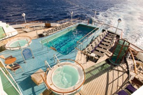 Holland America Line cruises - MS Prinsendam pool deck