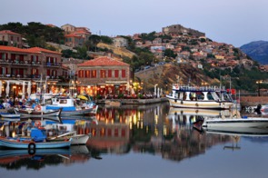 Molyvos harbour, Lesvos, Greece