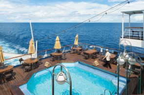 Silver Discoverer pool deck