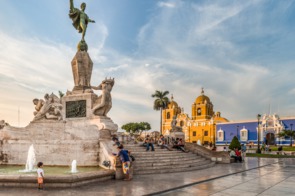 Main square in Trujillo, Peru