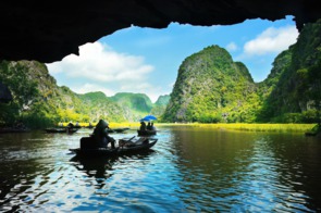 Cave in Ha Long Bay, Vietnam
