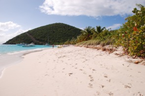 Beach on Jost Van Dyke, British Virgin Islands