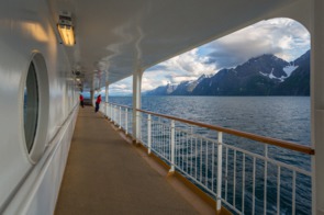 Hurtigruten - MS Midnatsol deck