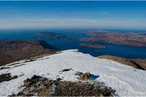 View of Ulva, Scotland from Ben More