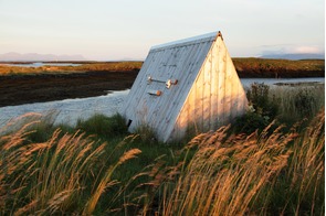 Duck house in the Vega Archipelago, Norway