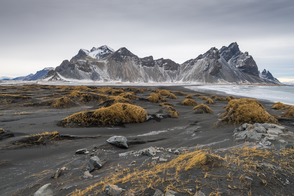 Landscape at Vestrahorn near Hofn, Iceland