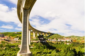 Bridge over the Douro at Peso da Régua, Portugal