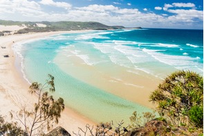 Beach on Fraser Island, Australia