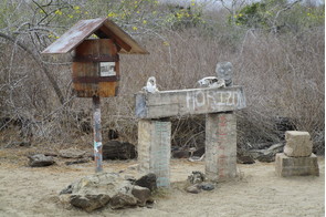 Post Office Bay on Floreana, Galapagos