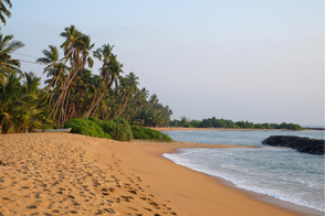 Kalutara beach near Hambantota, Sri Lanka