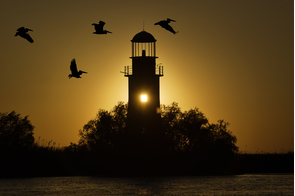 Lighthouse in Sulina, Romania