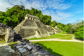 Mayan temples in Palenque, Mexico
