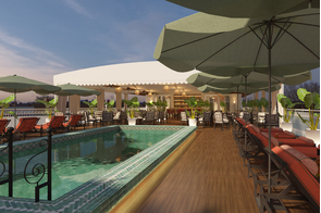 Uniworld Mekong Jewel - Pool deck