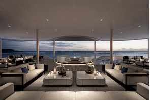 Silver Origin - Lounge terrace and firepit