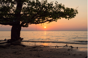 Sunset in Alter do Chao, Brazil