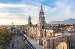 Plaza de Armas in Arequipa, Peru