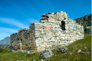 Viking church in Hvalsey, Greenland