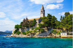 Franciscan monastery on Lopud island, Croatia