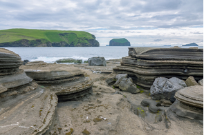 View of Surtsey and Westman Islands, Iceland