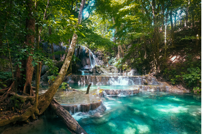 Mata Jitu waterfall, Moyo island, Indonesia