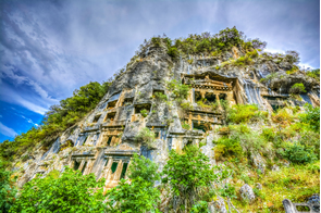 Tombs of Telmessos, Fethiye, Turkey