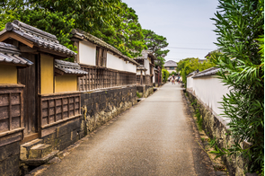 Streets in Hagi, Japan