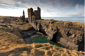 Girnigoe castle near Scrabster, Scotland