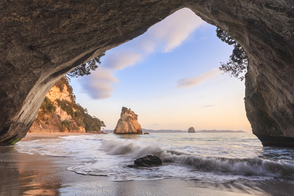 Cathedral Cove near Whitianga, New Zealand