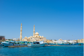 Central mosque in Hurghada, Egypt