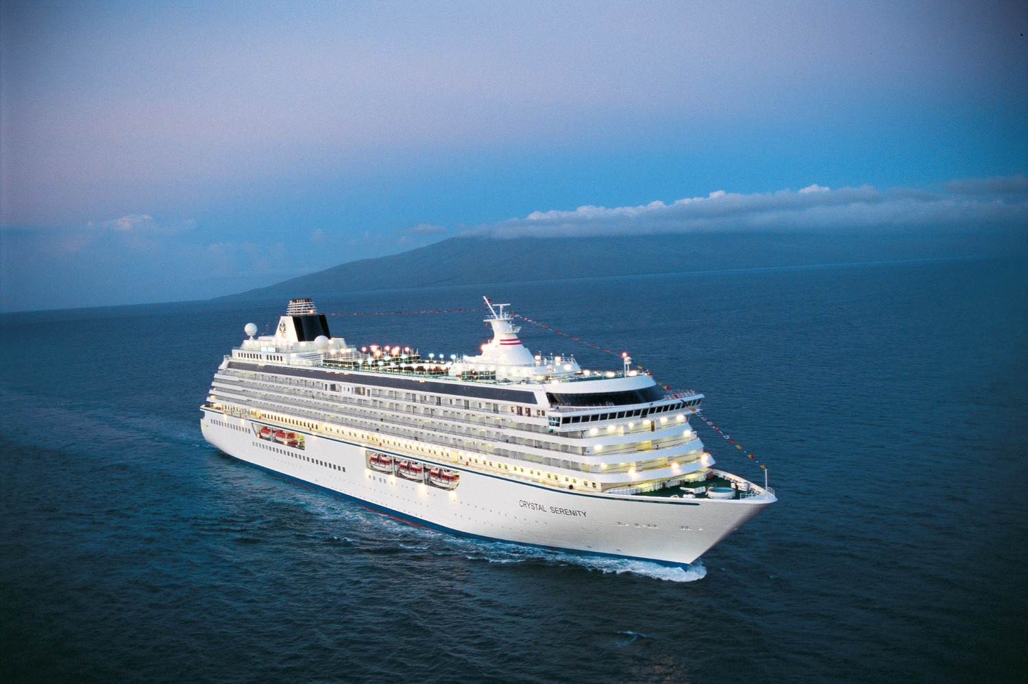 Crystal Serenity at sea