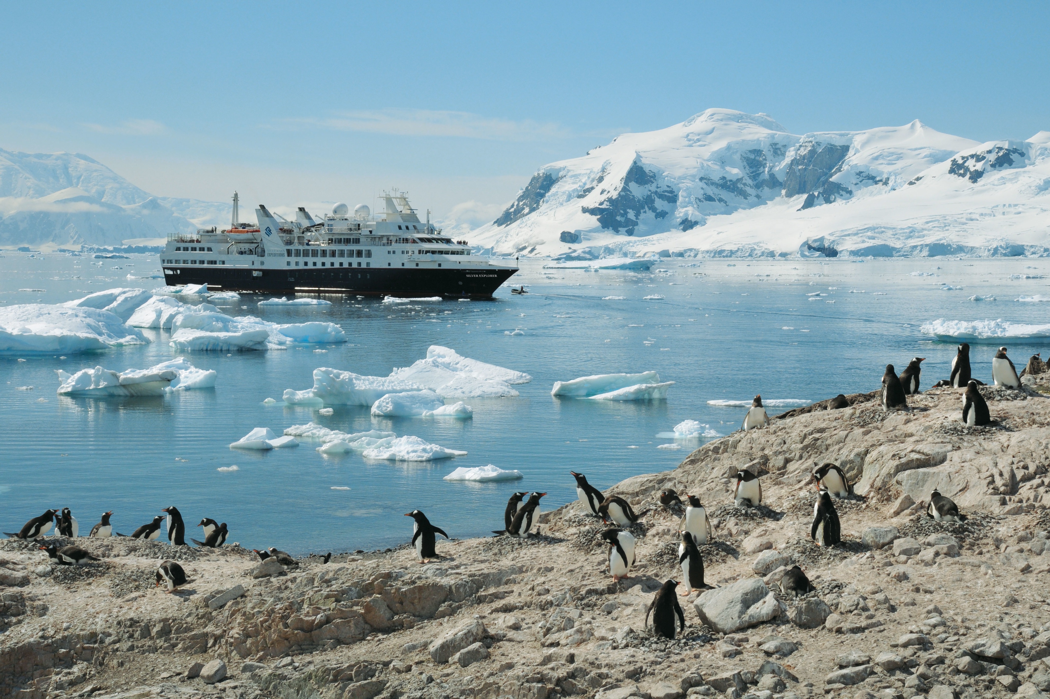 Silver Explorer in Antarctica