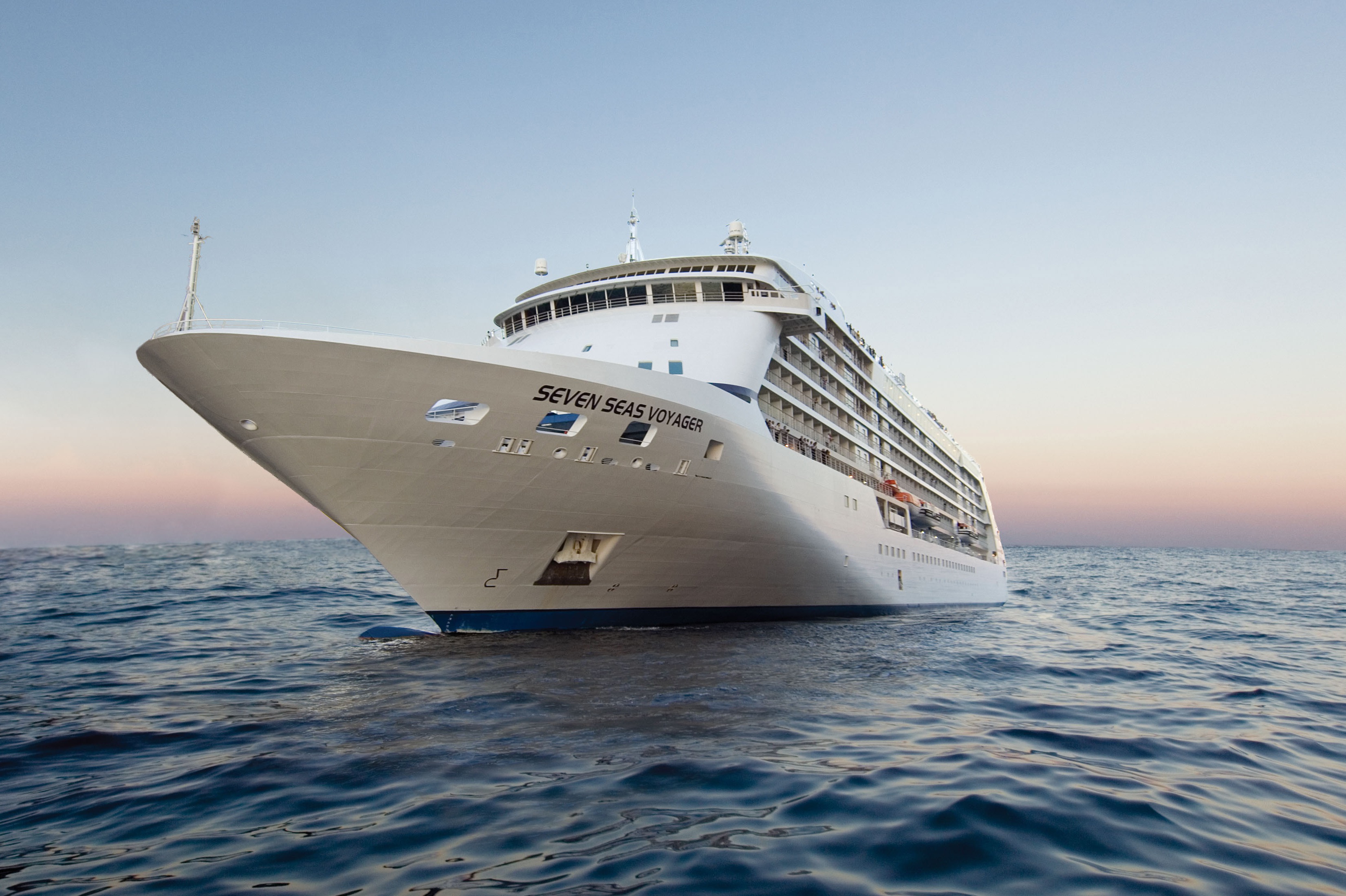Regent Seven Seas Voyager at sea
