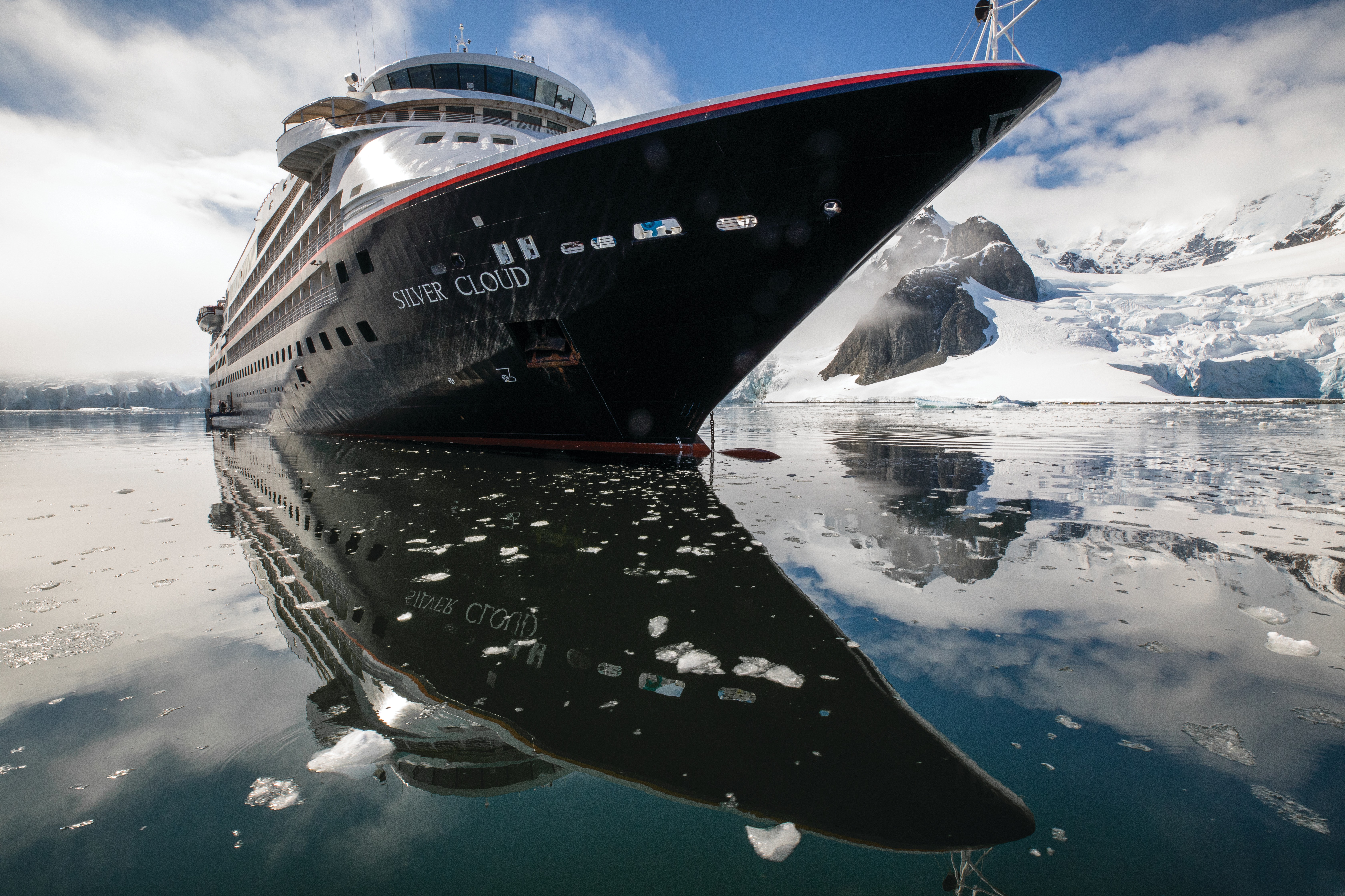 Silversea Expeditions - Silver Cloud in Antarctica