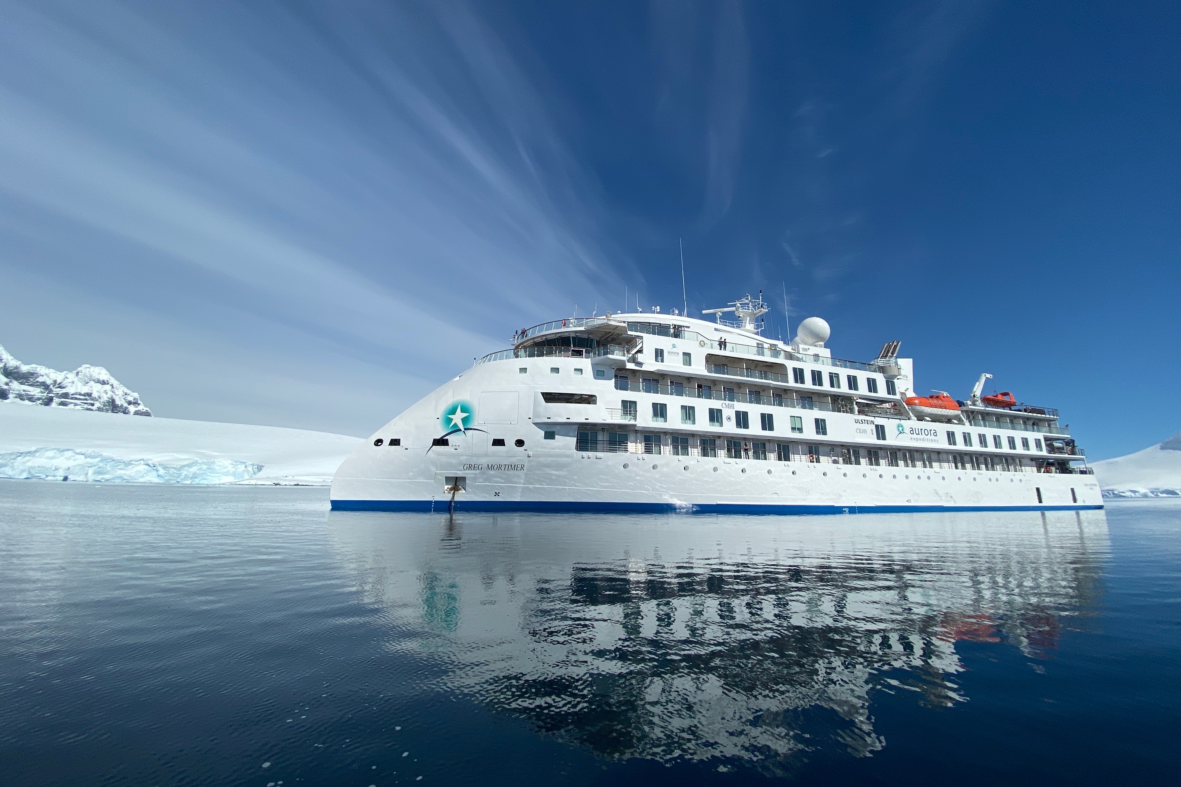 Aurora Expeditions - Greg Mortimer in Antarctica