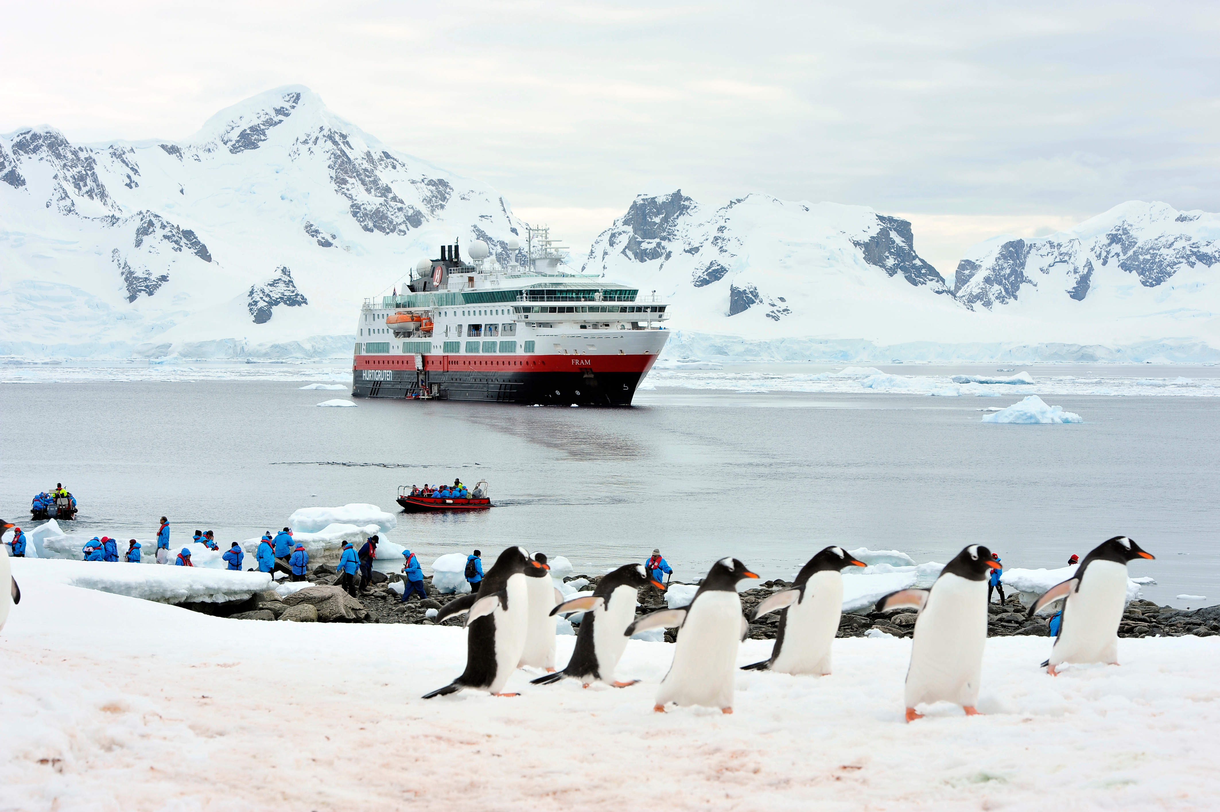 MS Fram in Antarctica