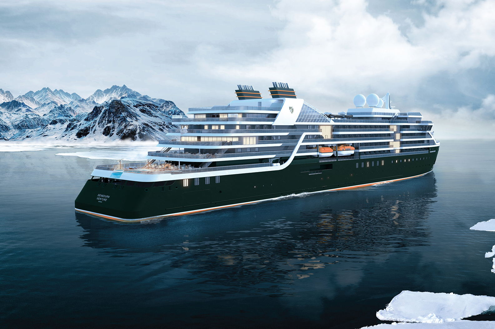 Seabourn Venture in Antarctica