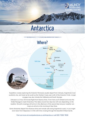 Mundy Adventures - Antarctica guide