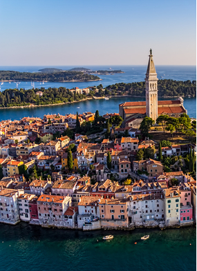 Rovinj, Croatia, one of the best small cruise ports in the Mediterranean