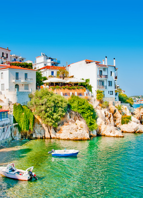 Skiathos Town Harbour, Greek Islands