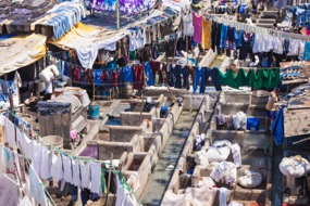 Dhobi Ghat outdoor laundry, Mumbai