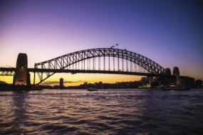 Sydney Harbour Bridge by night