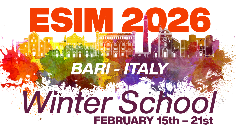 Call partecipazione ESIM WINTER SCHOOL 2026 Bari_ Italy 