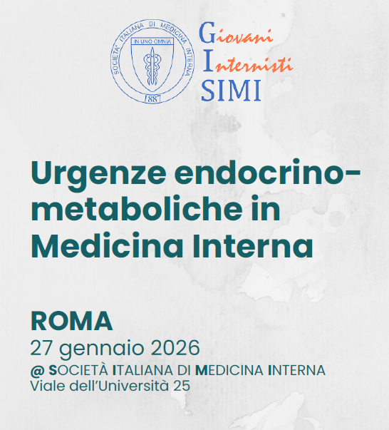 Corso GIS – Urgenze Endocrino-Metaboliche in Medicina Interna | 27 gennaio 2026 